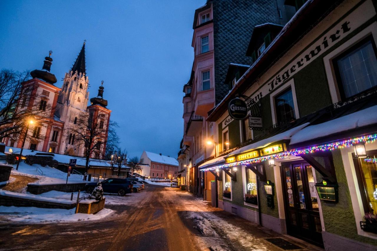 Отель Gasthof Zum Jaegerwirt Мариацелль Экстерьер фото